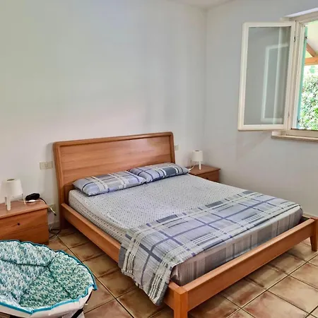 Trilo Rosa Con Giardino, Aria Condizionata E Posto Auto Marcelli